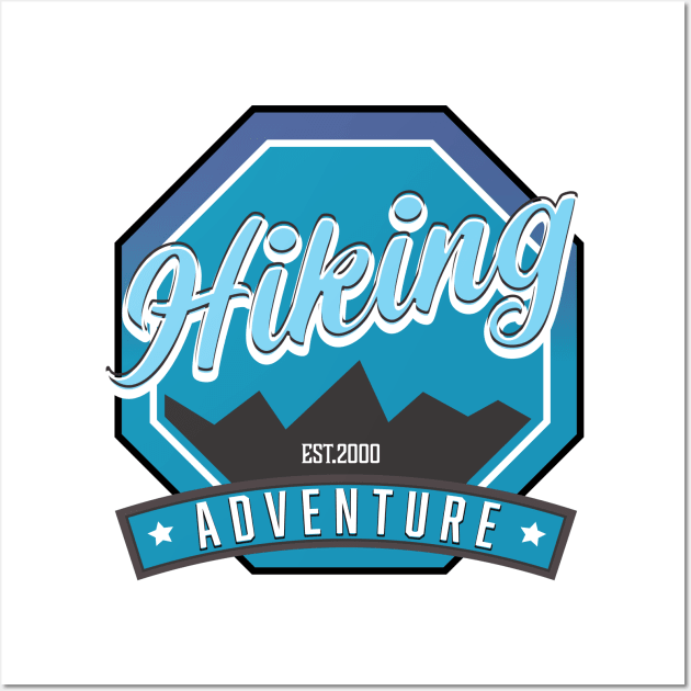 Hiking Adventure patch Wall Art by nickemporium1